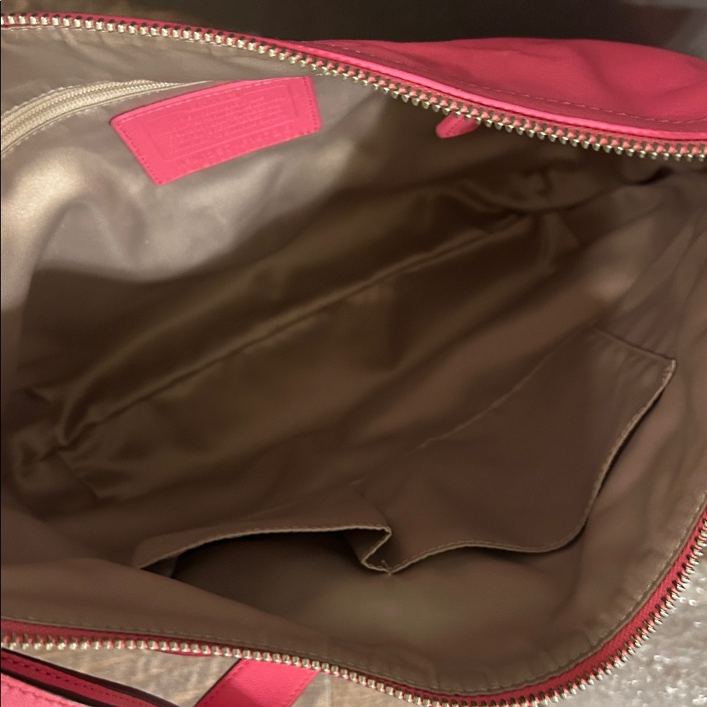 Coach Park Leather Duffle pink Shoulder Bag - Picture 13 of 13